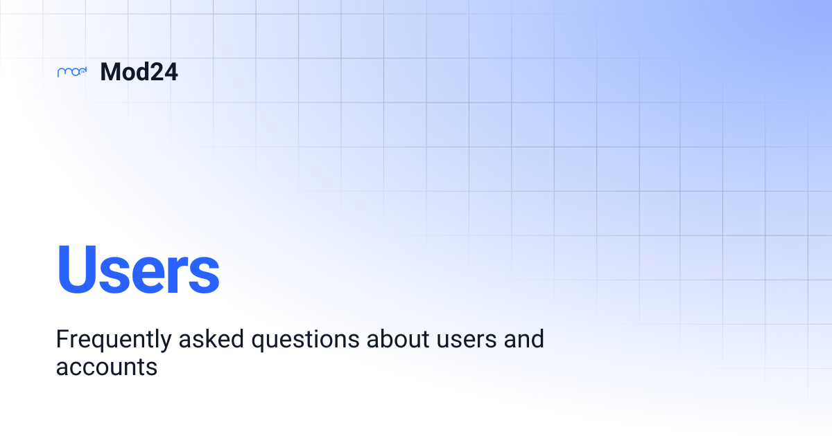 Users | Mod24
